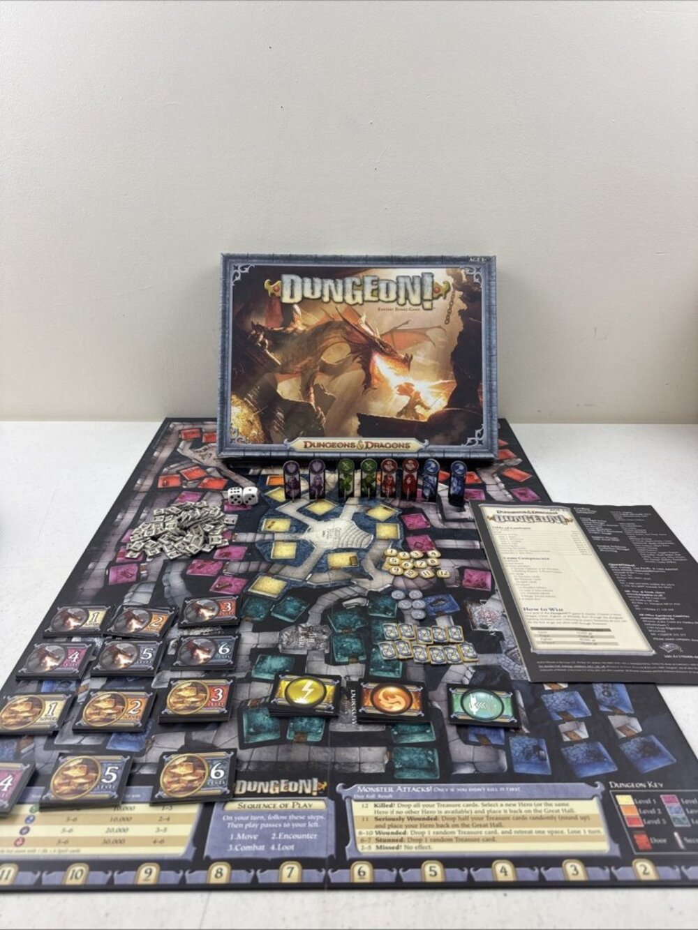 Dungeon! Fantasy Board Game (Wizards of the Coast, 2012 edition) 99%Complete